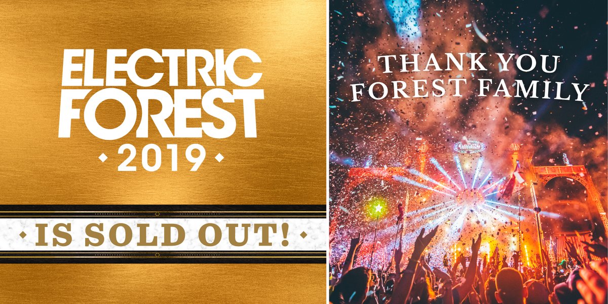 electric forest festival 2019 sold out